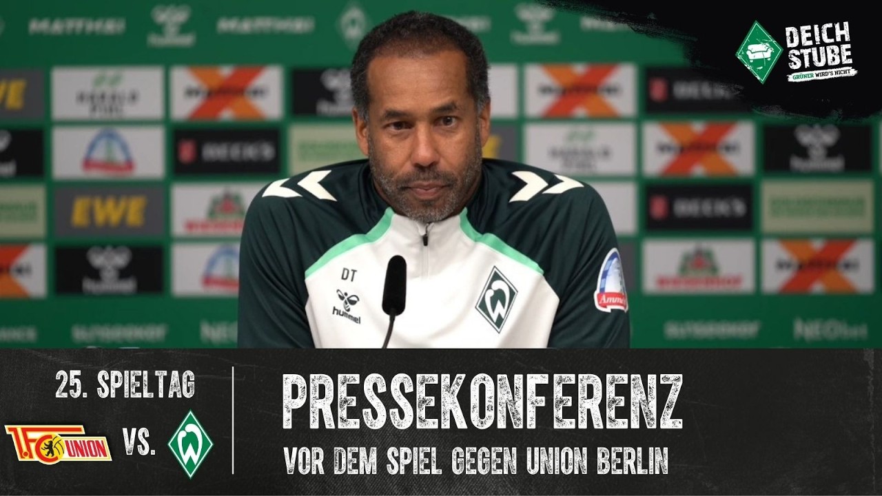 Vor Werder Bremen gegen Union Berlin: Die komplette Pressekonferenz mit Trainer Daniel Thioune!