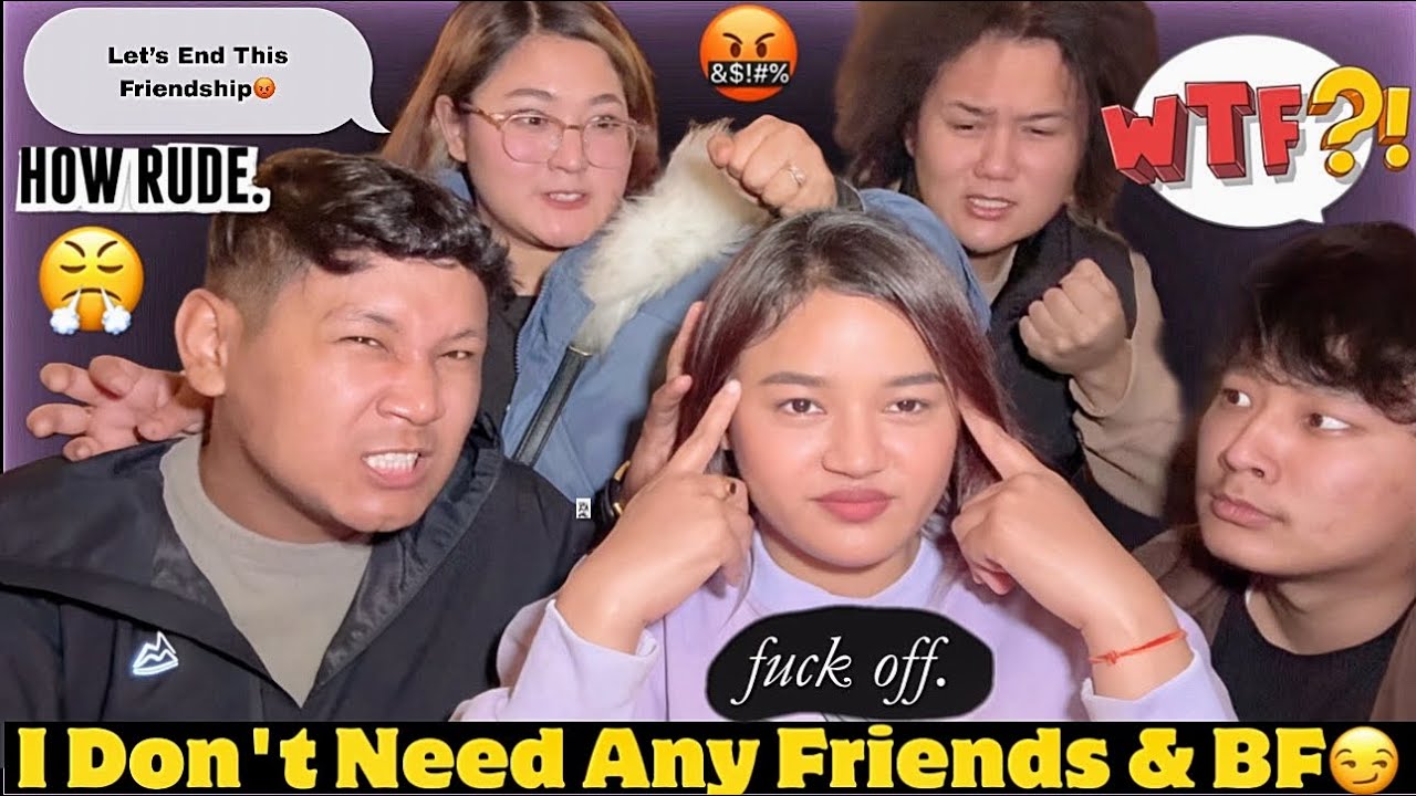 Being Mean & Rude With My Friends & BF 😡 They Were Mad 🤯 SJ Got Senti || thisissharmy