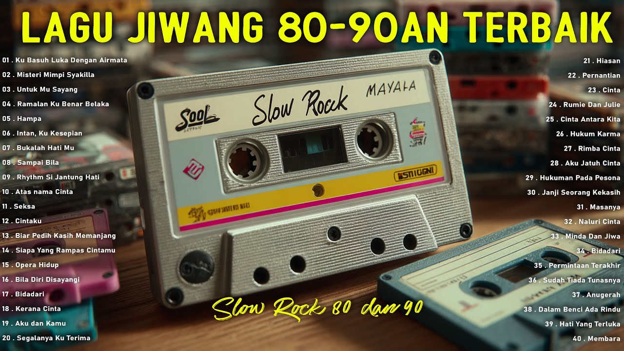 Kompilasi Lagu Slow Rock Melayu Nostalgia 80an 90an | Lagu Rock Kapak Paling Sedih & Terbaik