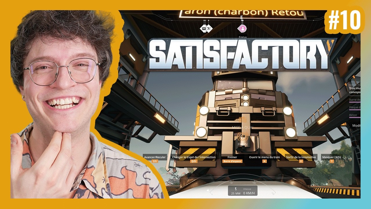 Satisfactory | TCHOOU TCHOOU ! ON LANCE LES TRAINS ! 🚂💨 #enguytv #enguy @GDSheg0 | Let's Play #10