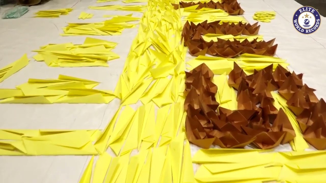 Largest Origami Mosaic by a Team - EWR20226964