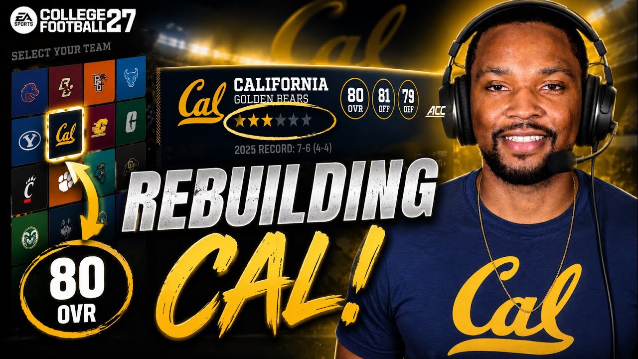 У меня есть 5 лет, чтобы СПАСТИ Cal в College Football 27