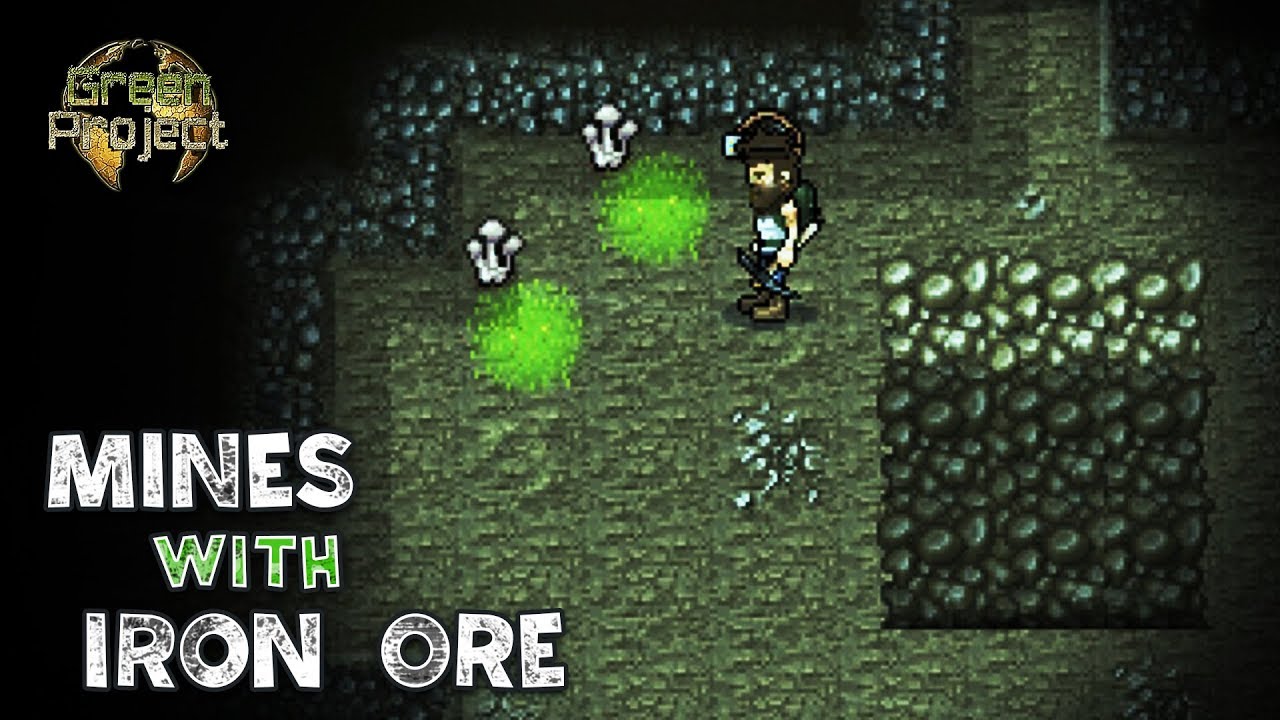 Green Project Gameplay Mines with Iron Ore, Firefly Bush