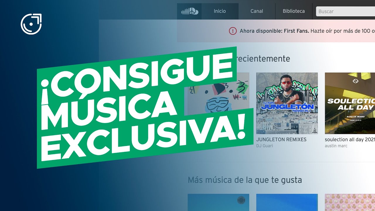 ¡Consigue música exclusiva!