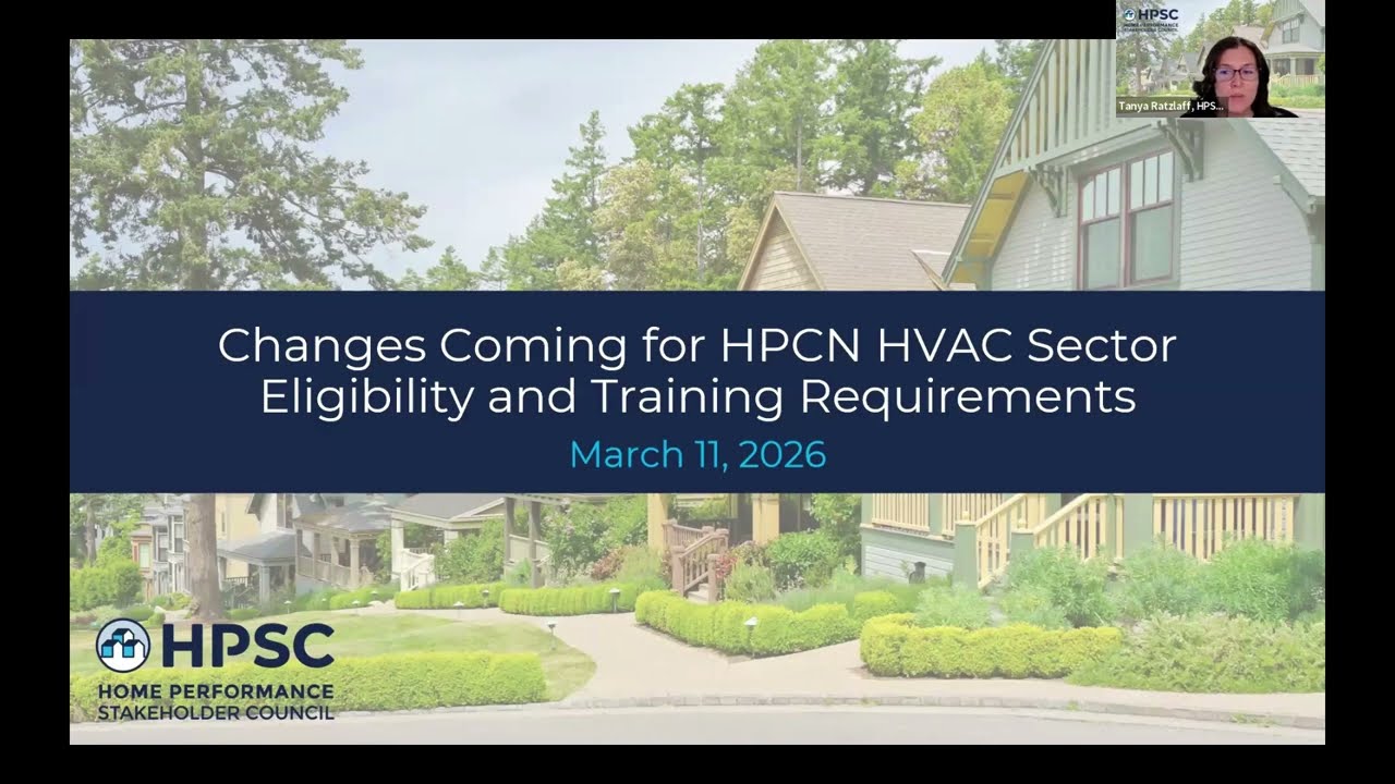 Changes Coming for HPCN HVAC Sector Eligibility and Training Requirements