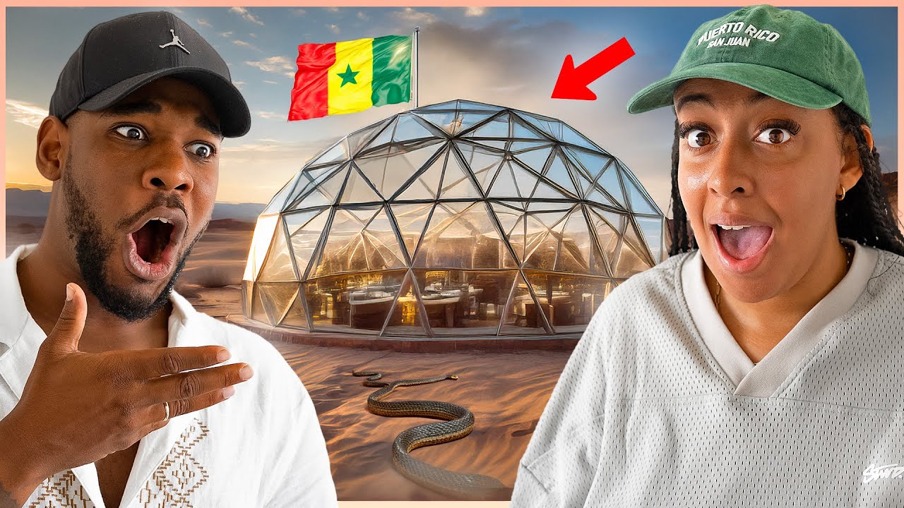 ON A DORMI DANS UN D&Ocirc;ME au milieu du D&Eacute;SERT au S&eacute;n&eacute;gal 🇸🇳 (incroyable&hellip;)