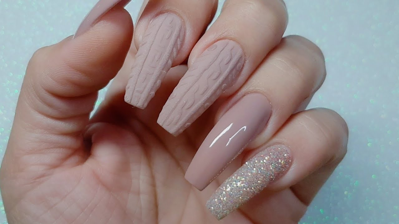 Uñas Estilo Sueter / Sweater Nails