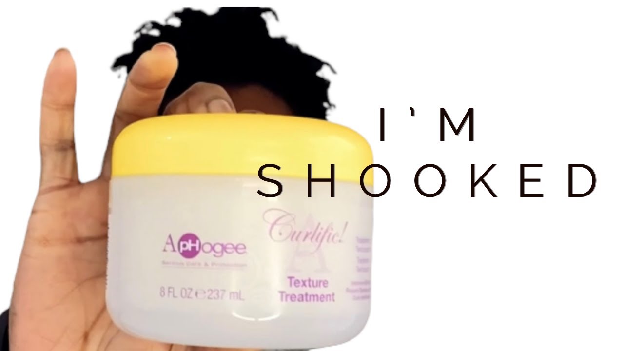 I TRIED THE APHOGEE TEXTURE TREATMENT ON MY 4C HAIR - I AM SHOOKED - TYPE 4 HAIR - UK YOUTUBER