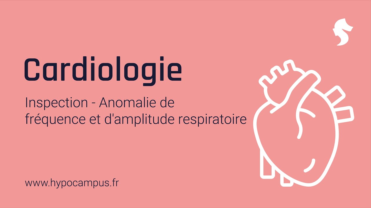 Anomalie de fr&eacute;quence et d'amplitude respiratoire - Inspection de Cardiologie