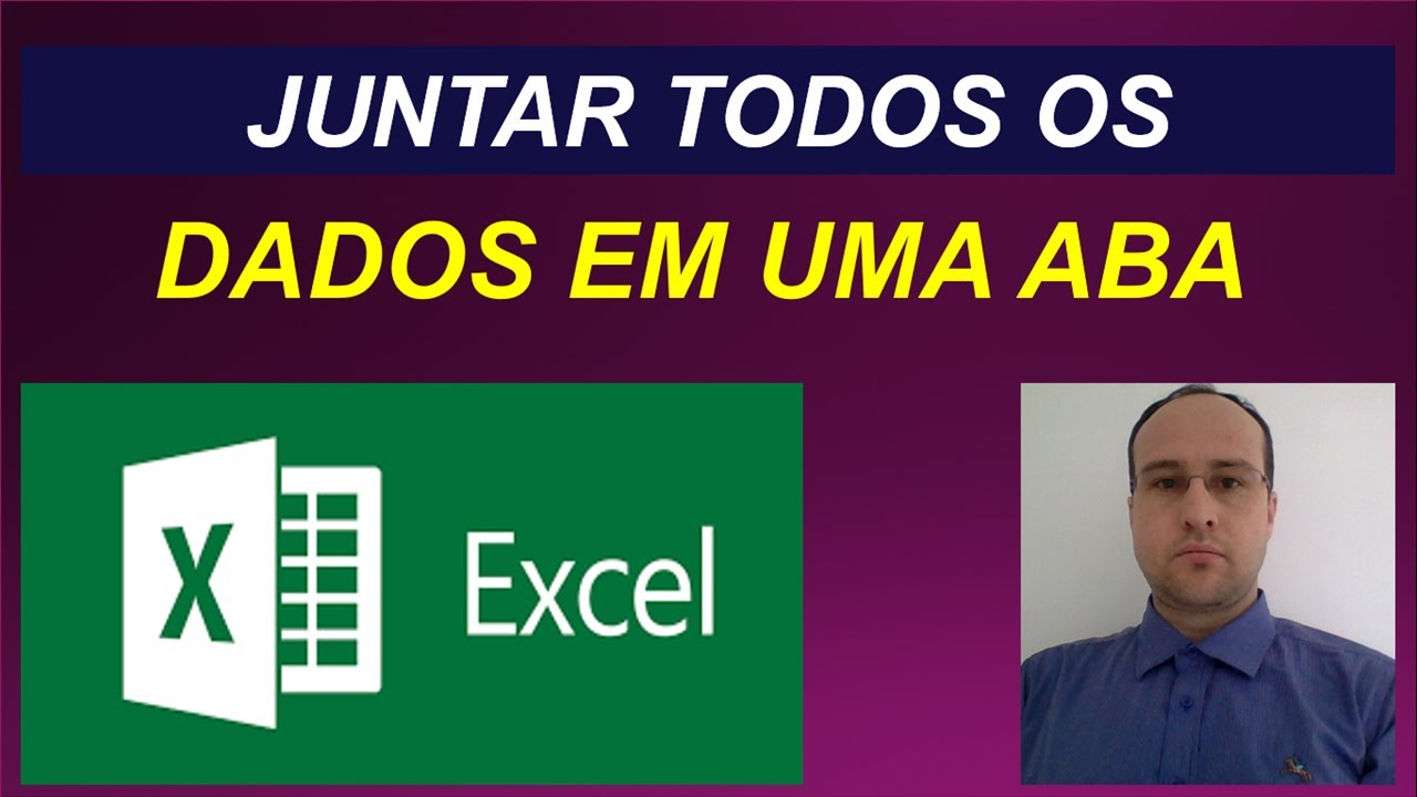 Juntar TODAS as ABAS de Planilha Excel em UMA ÚNICA GUIA via Macro VBA