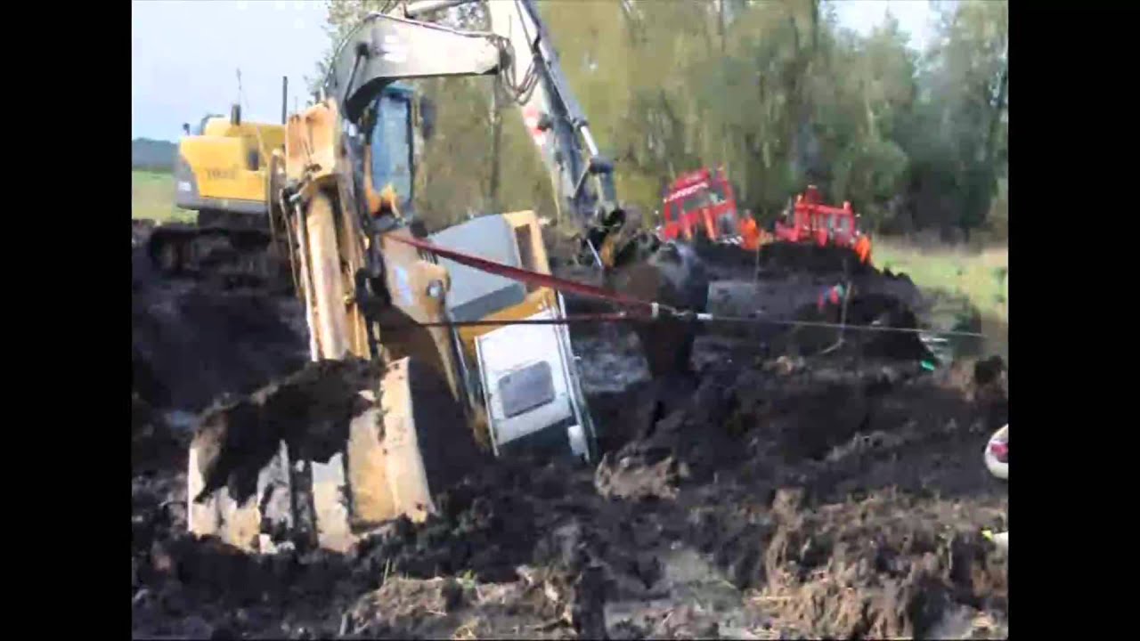 Gravkøer sidde fast i plutten