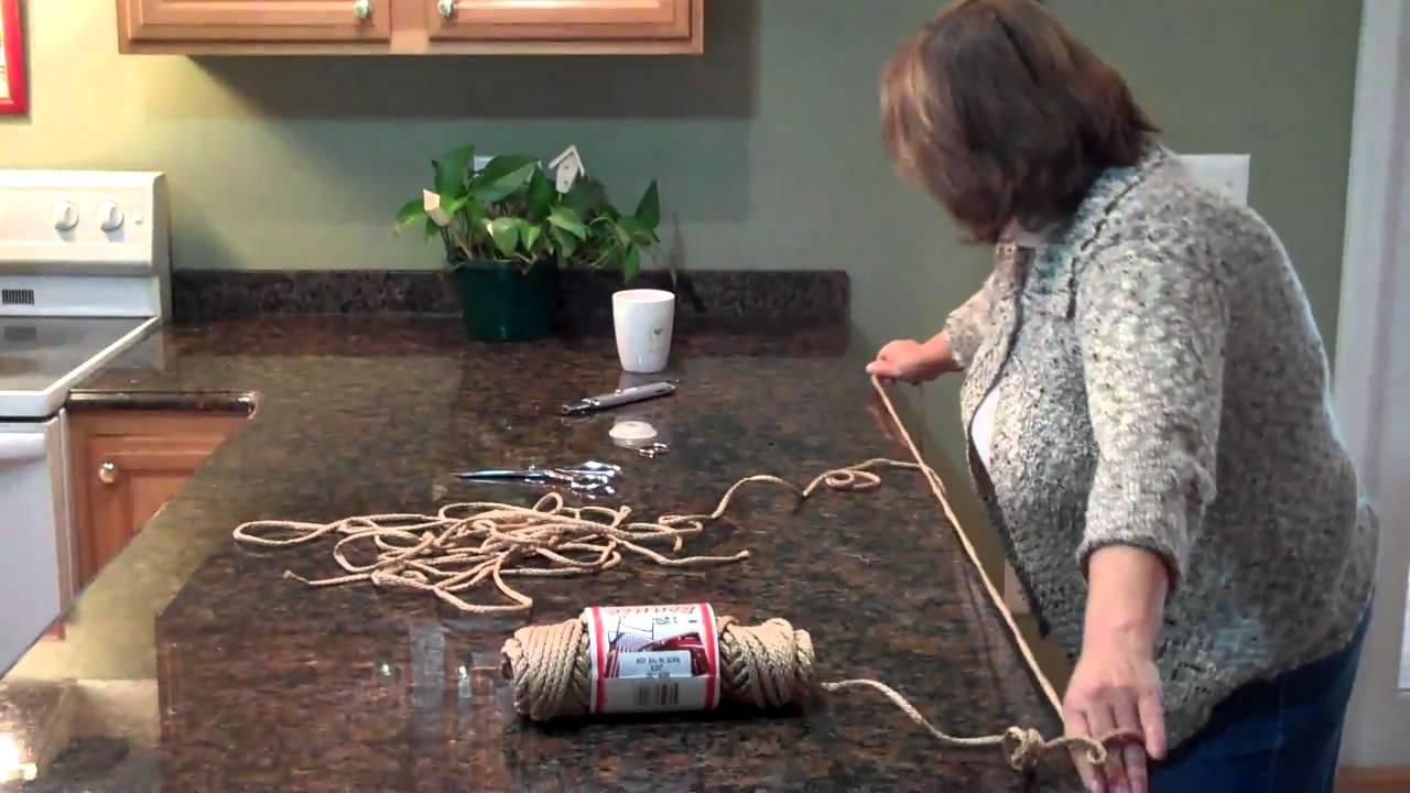 10 knot Macrame Plant Hanger Instructions MacrameForFun.com