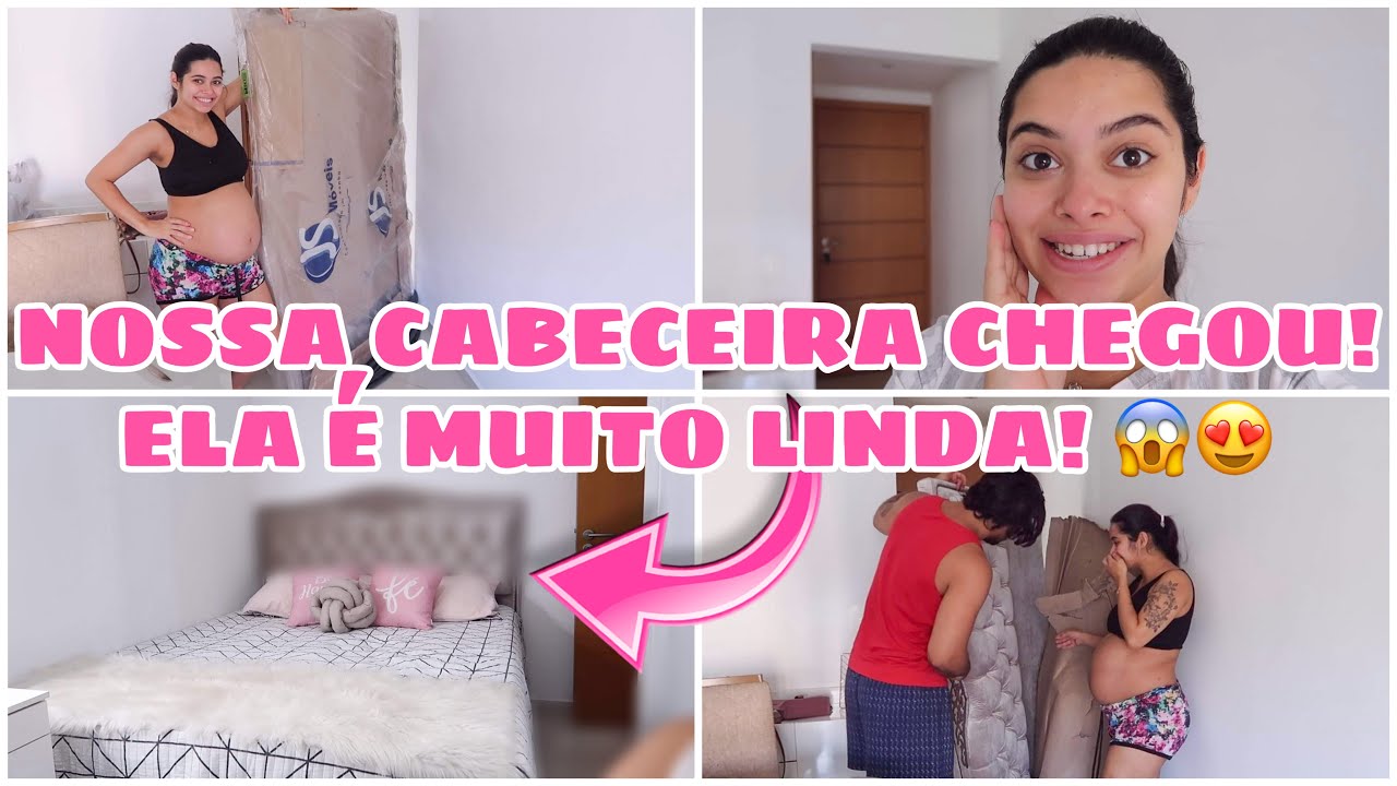 ESPEREI TANTO POR ISSO! 😱 NOSSA CABECEIRA NOVA CHEGOU E MONTAMOS ELA NO QUARTO! | Lidiane P&iacute;cculi