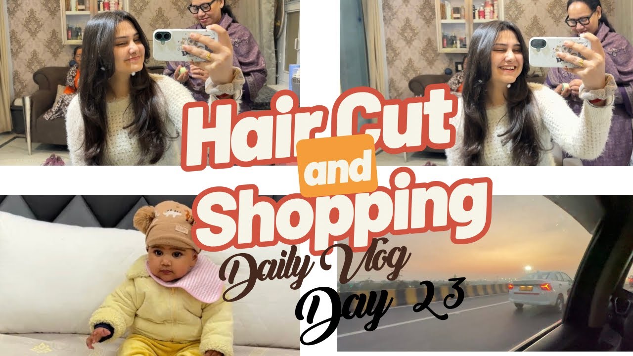 New hairstyle||My makeover||Shopping time with family||Family time||Daily vlog day 23||Leesha Katar 