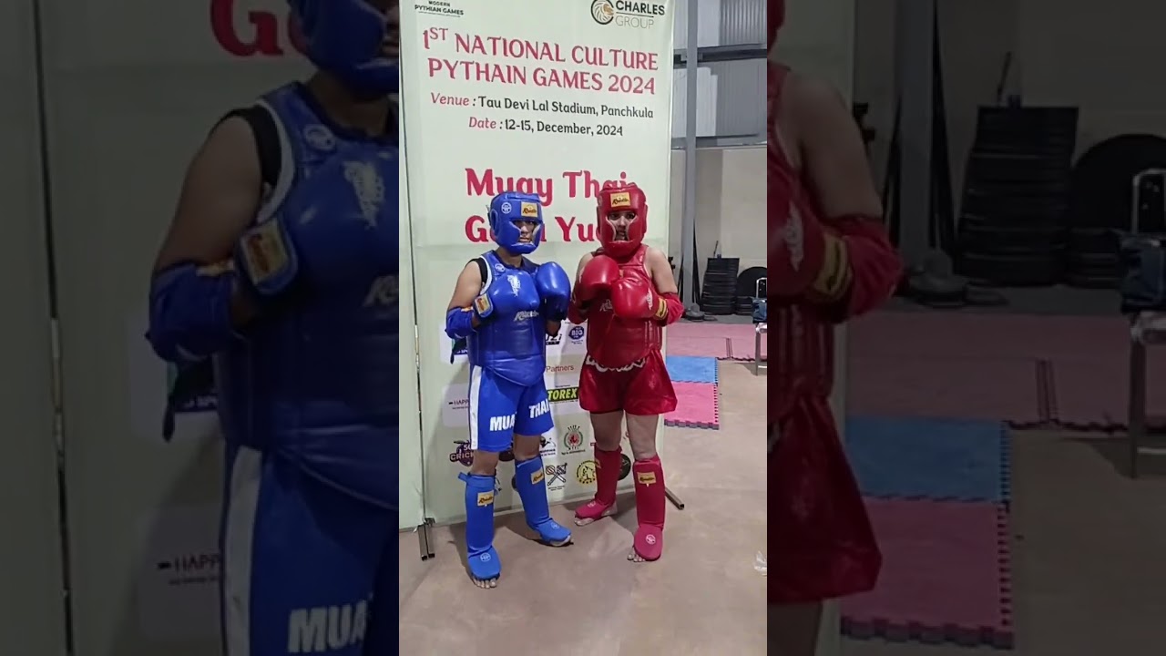 Meenu Sharma Vs Jyoti yadav Muay Thai modern pythien games championship 🏆 #indianplayers