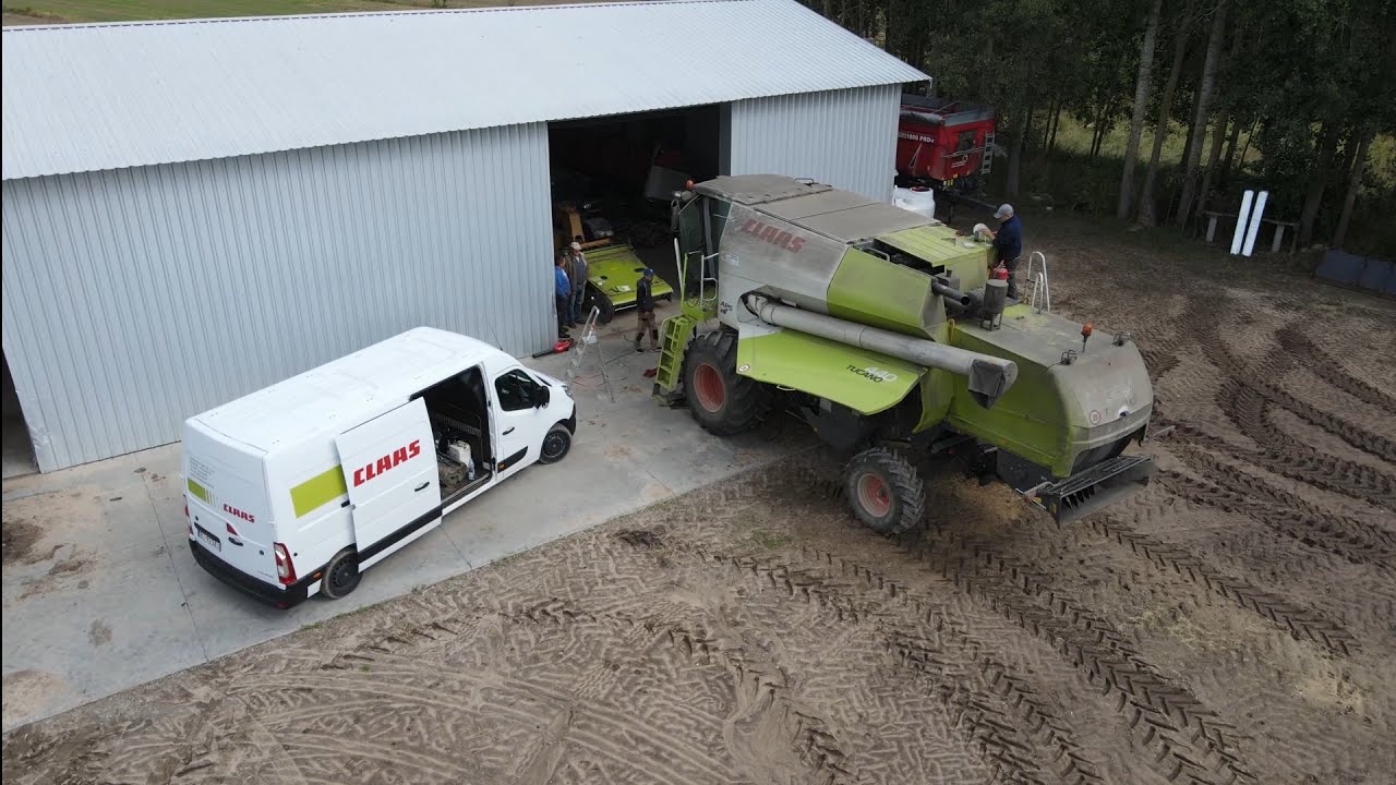 Dzień z serwisem Claas w Contractus AGRO | Przezbrajamy kombajn Tucano 440!
