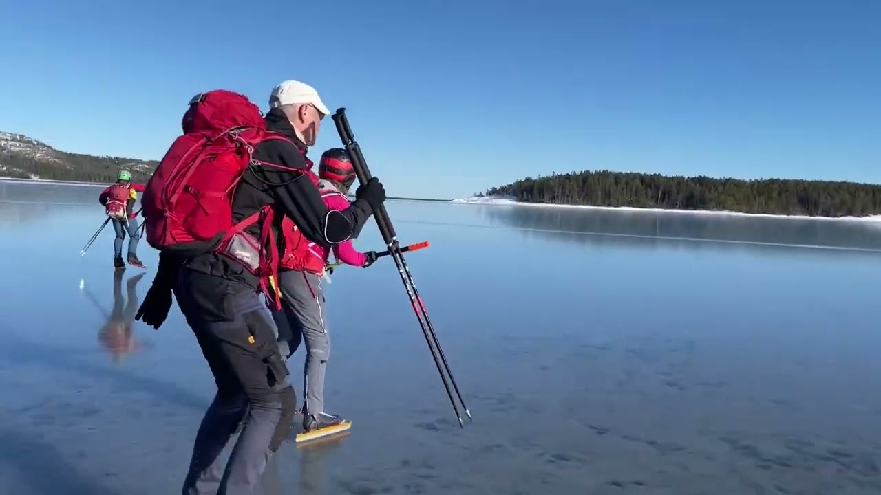 Långfärdsskridsko vid Höga kusten 1-2 april 2023