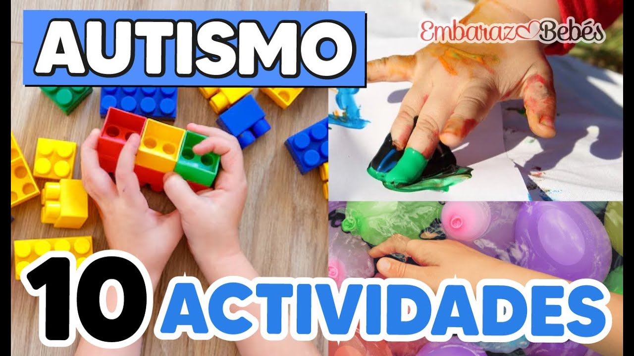 10 Actividades y Juegos para NIÑOS CON AUTISMO (TDA) 🧒🏻💦