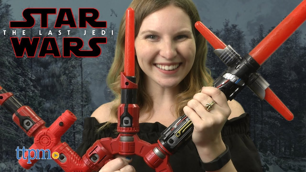 Star Wars: The Last Jedi Bladebuilders Kylo Ren Electronic Lightsaber Set from Hasbro