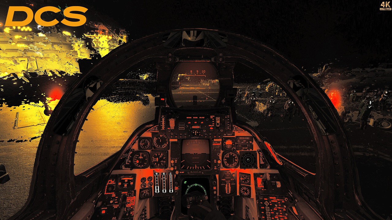 F-14B Tomcat | Iraqi Scud Launchers Strike | EXTREME Night Weather