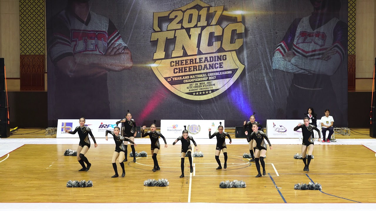 TNCC2017 CheerDance Age12-18 สโมสรโรงเรียนสวนกุหลาบวิทยาลัยรังสิต Monkey Naughty