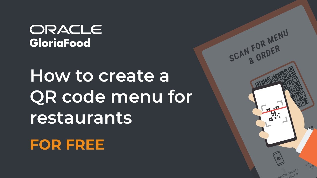 How to create a FREE QR code menu for restaurants
