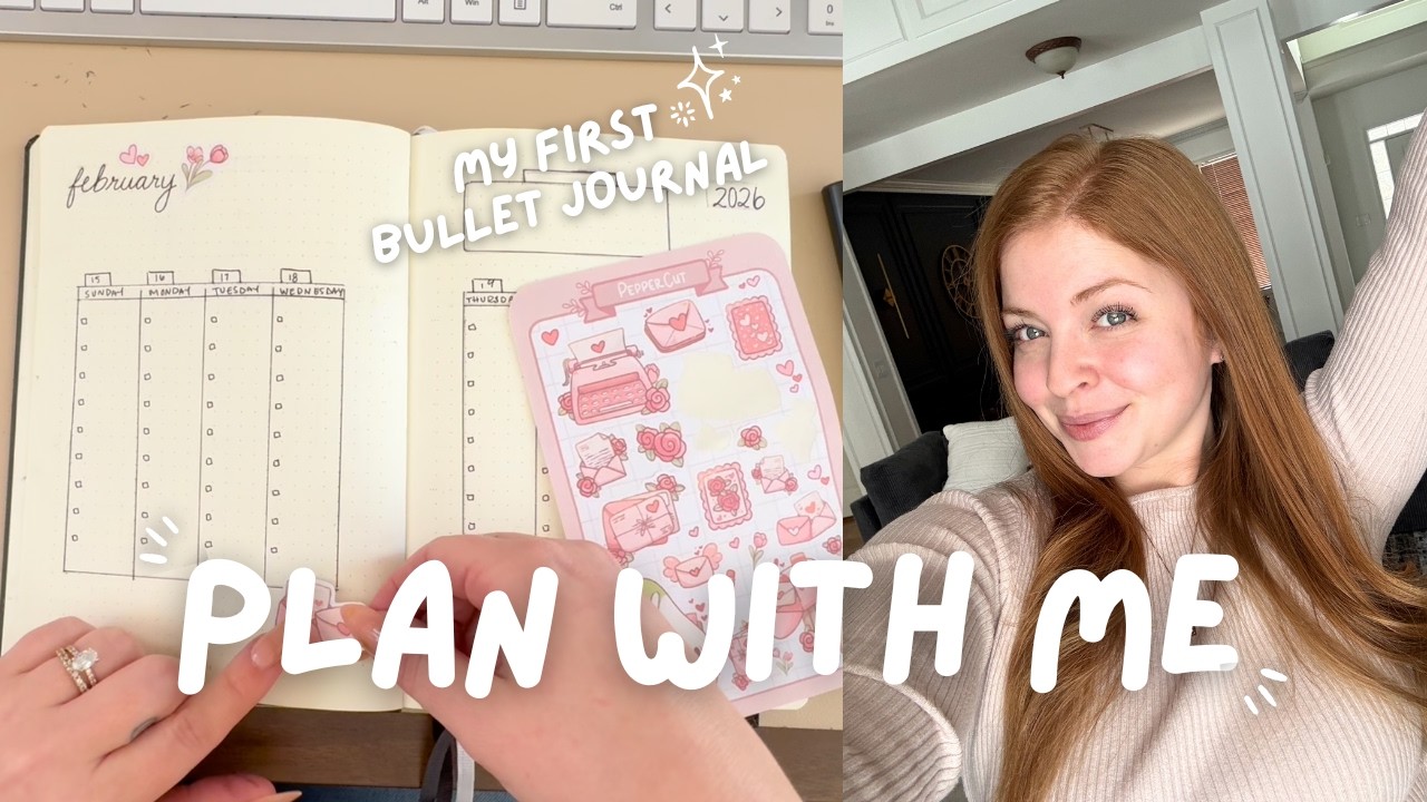 Plan with me ✨ First time bullet journaling and chit chat about art business & the analog revival!