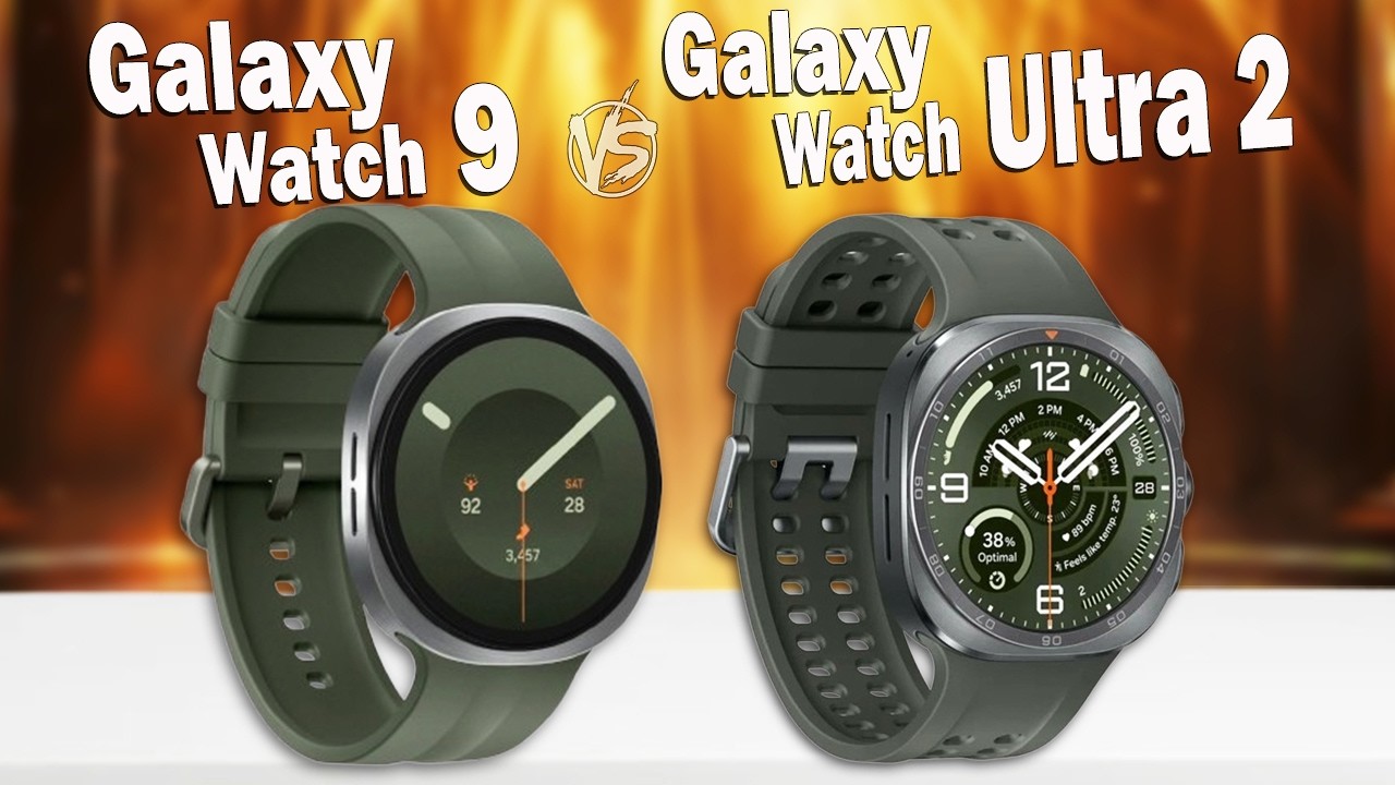 Samsung Galaxy Watch 9 kontra Galaxy Watch Ultra 2