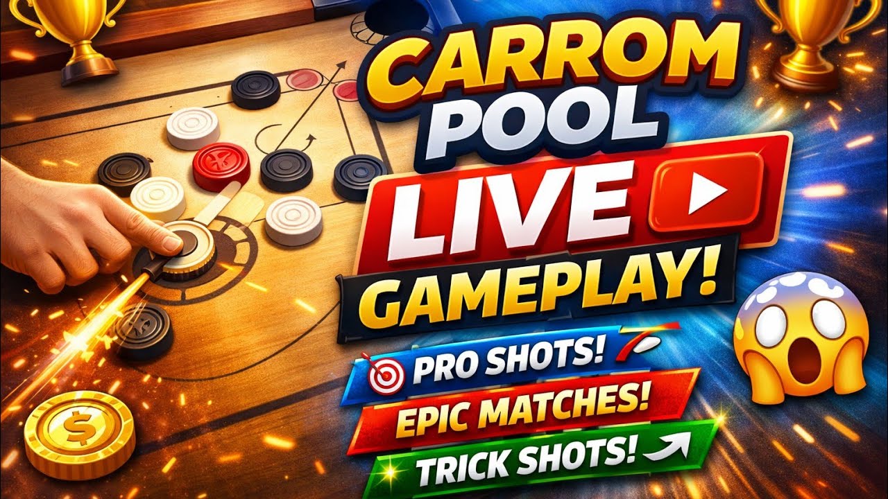 🟣Carrom Pool Live Gameplay | Zephra Gaming