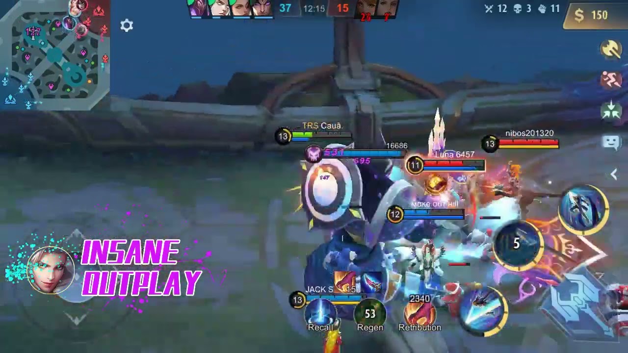 Gameplay curta de Lancelot (MLBB)