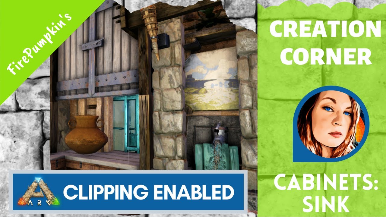 Ark Survival | Creation Corner | Vanilla Cabinets: Sink