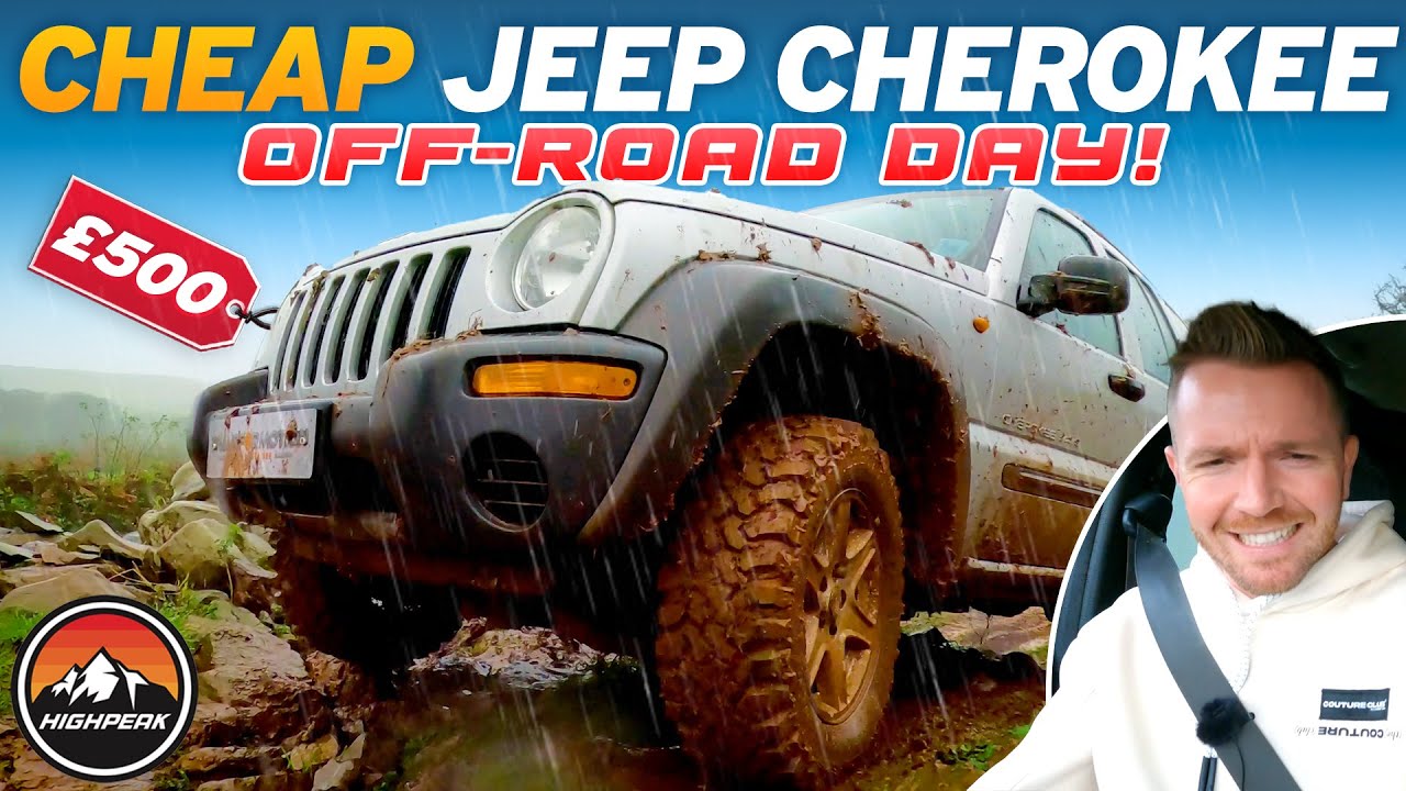 I TOOK MY CHEAP &pound;500 JEEP CHEROKEE OFF-ROADING!