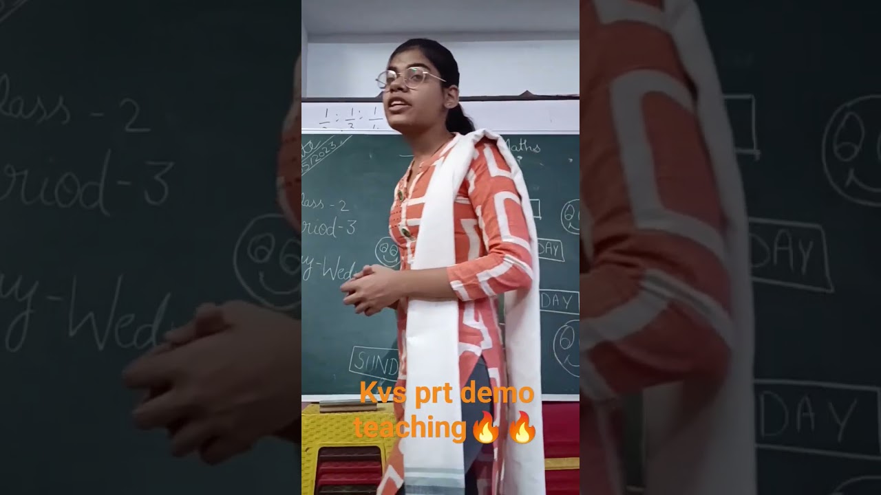 kvs demo teaching with interview🔥🔥#kvs #prt #trending #demo #evs
