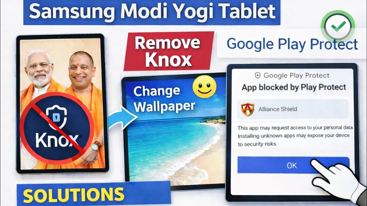 Samsung Modi Yogi Tablet: How to Remove Knox & Change Wallpaper (100% Working) 2026