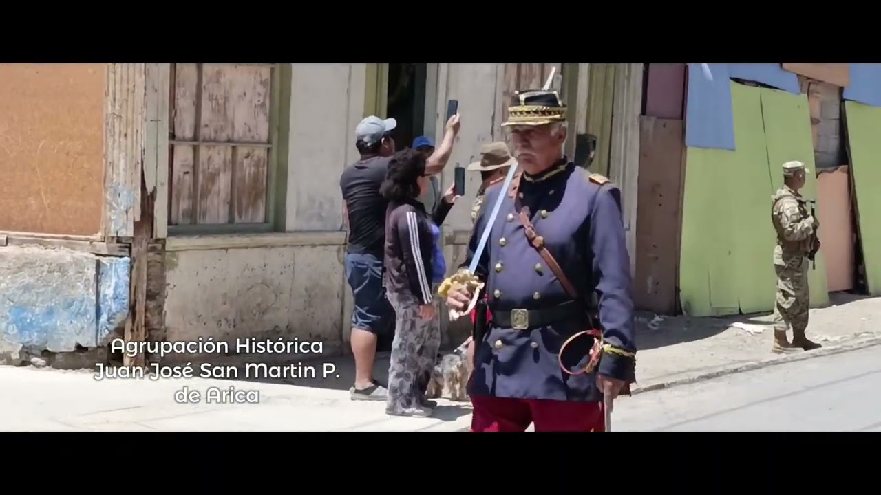 Visita al pueblo de PISAGUA, desfile cívico militar y  agrupaciones recreacionistas.