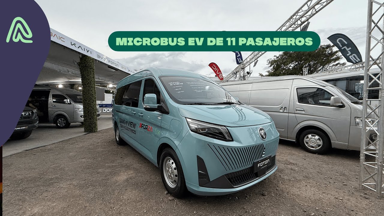 Foton Gran E View | Microbus el&eacute;ctrica de 11 pasajeros
