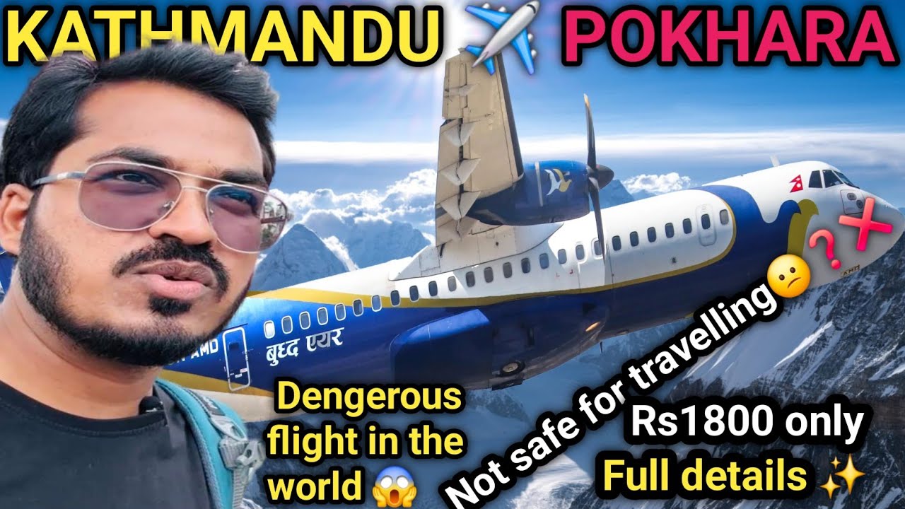 Nepal’s Most Scenic Flight? ||Kathmandu to Pokhara.