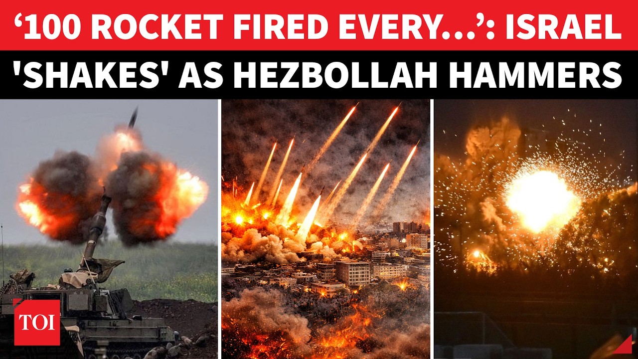 &lsquo;Hellish&rsquo; Hezbollah Blitz JOLTS Israel; &lsquo;100 Rockets Launched Every&hellip;&rsquo;: Fresh Attack Amid Iran War