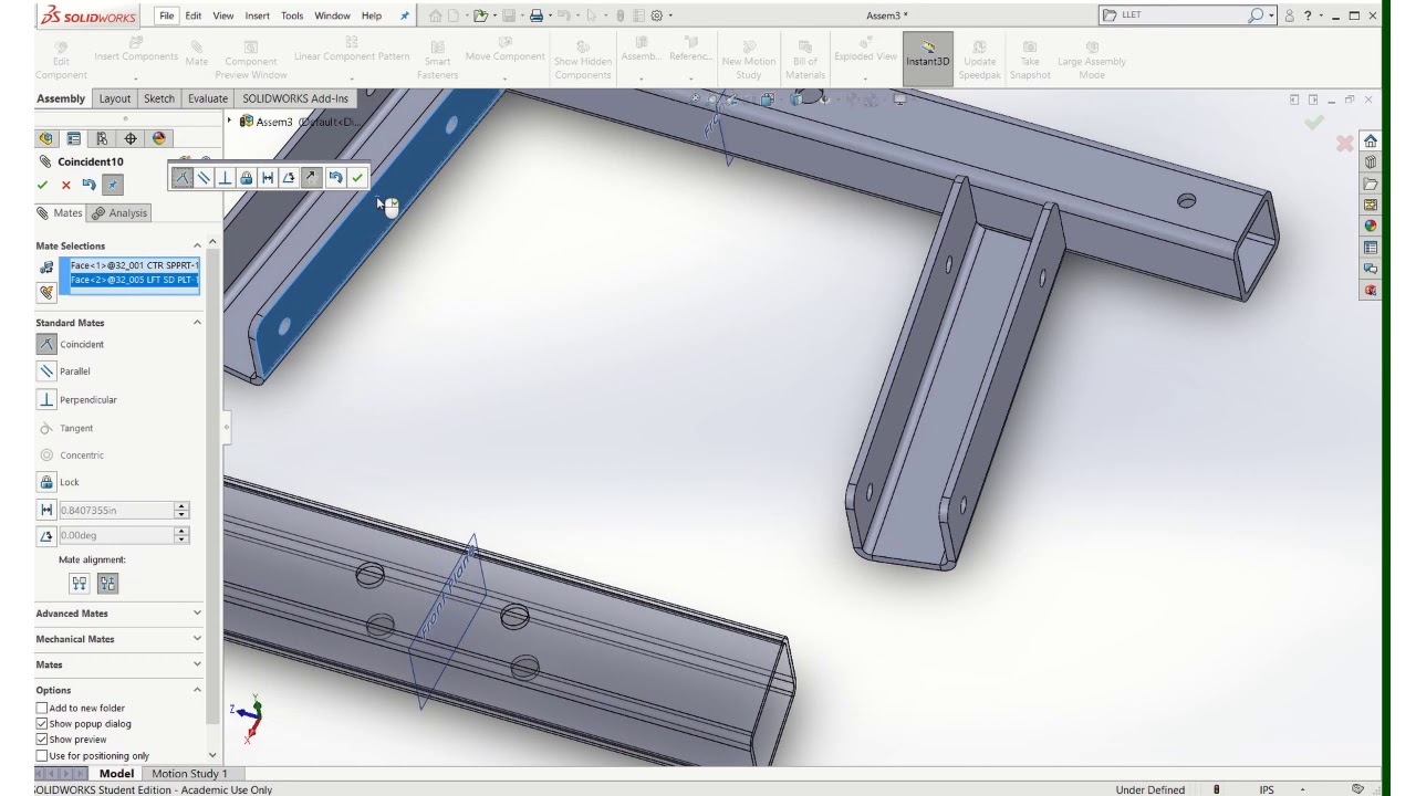 Solidworks Demo Video   Eng Hoist Bttm Frame Sub Assy