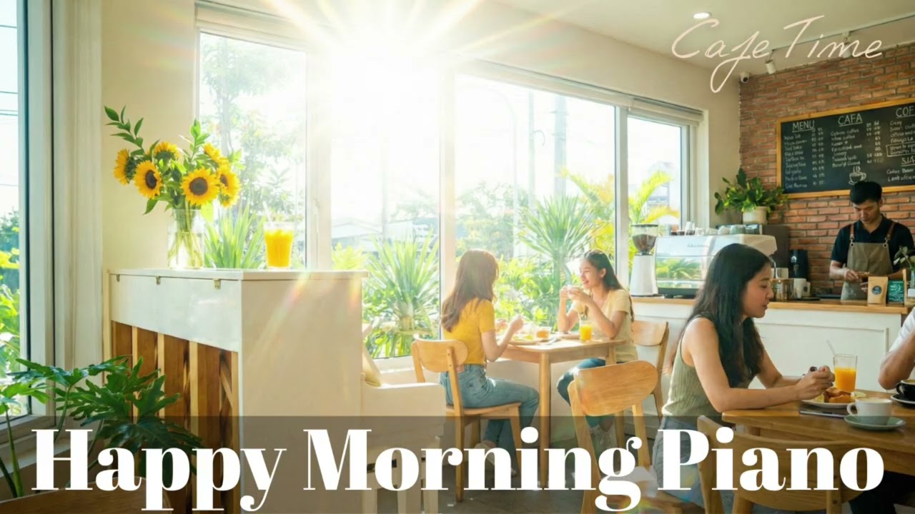 Happy Morning Piano ☀️ Uplifting Jazz Music for a Positive Start