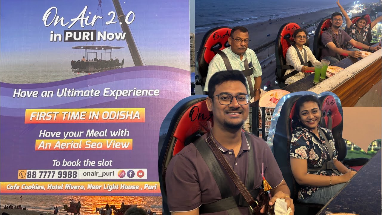 Dining in the Sky: Breathtaking Hanging Restaurant with Sea View in Puri | OnAir 2.0| Jagannath Dham