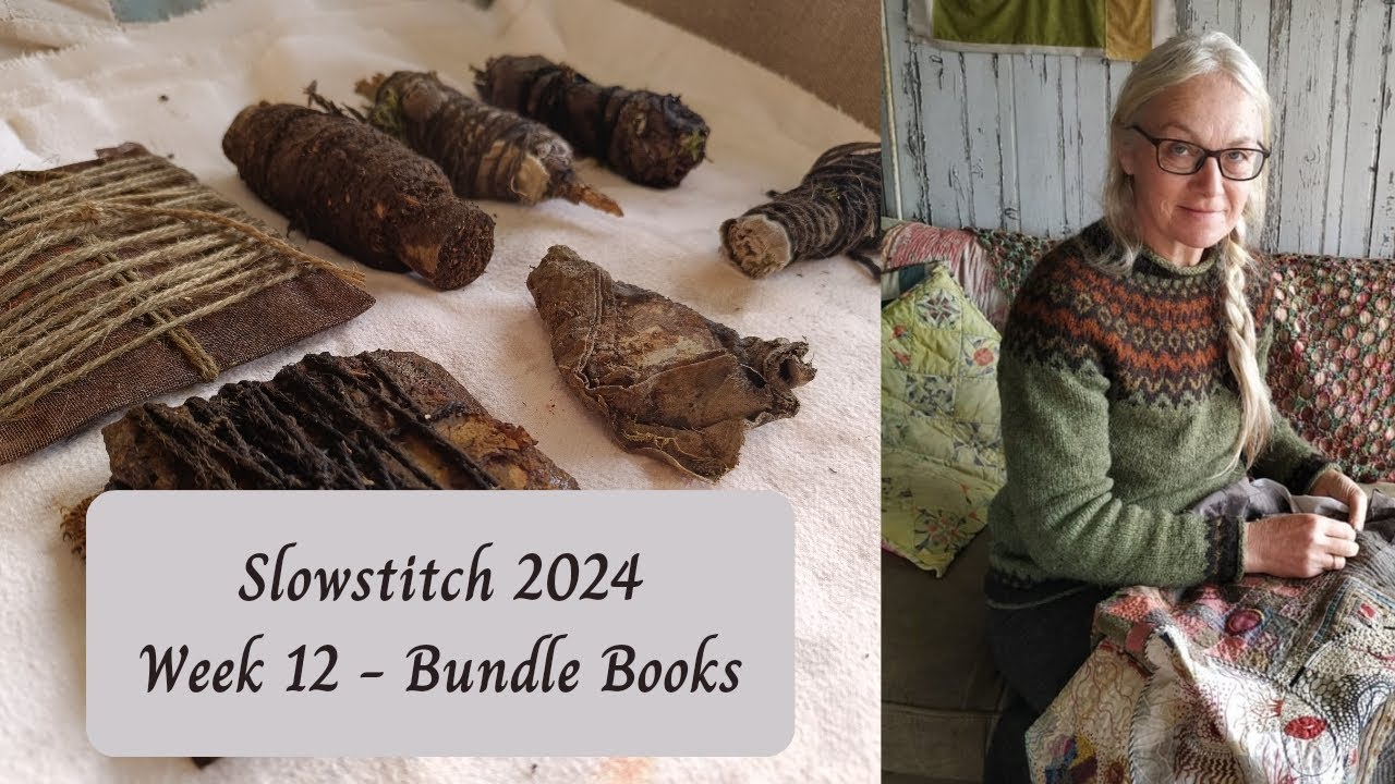 Weekly Slowstitch 2024 - Week 12- Bundle Books