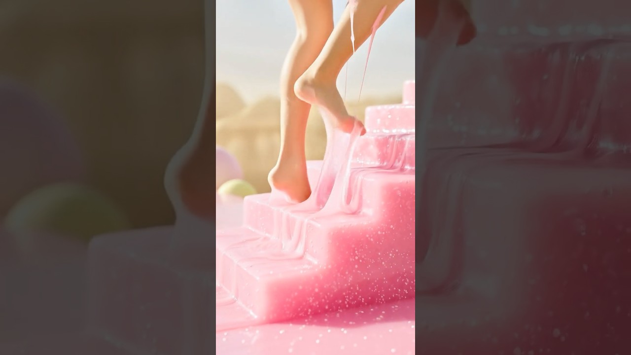 I Tried Walking On Gummy Stairs And THIS Happened!