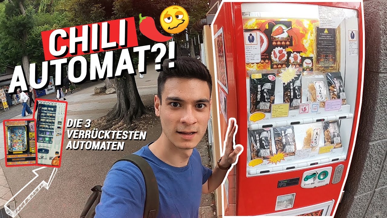 Ich teste Tokyos verrückteste Automaten (Mit Bienlarven und Chili Snack)