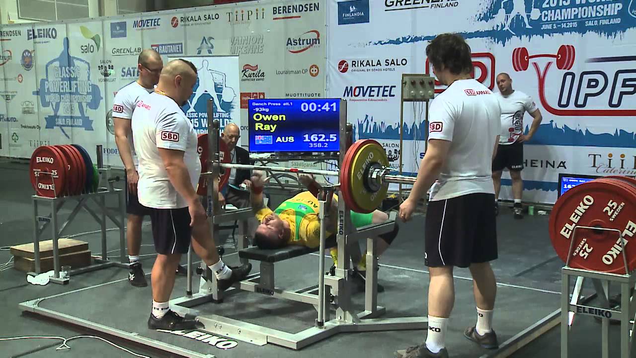 World Classic Powerlifting Championships 2015 - Men Masters 1, 83-93kg