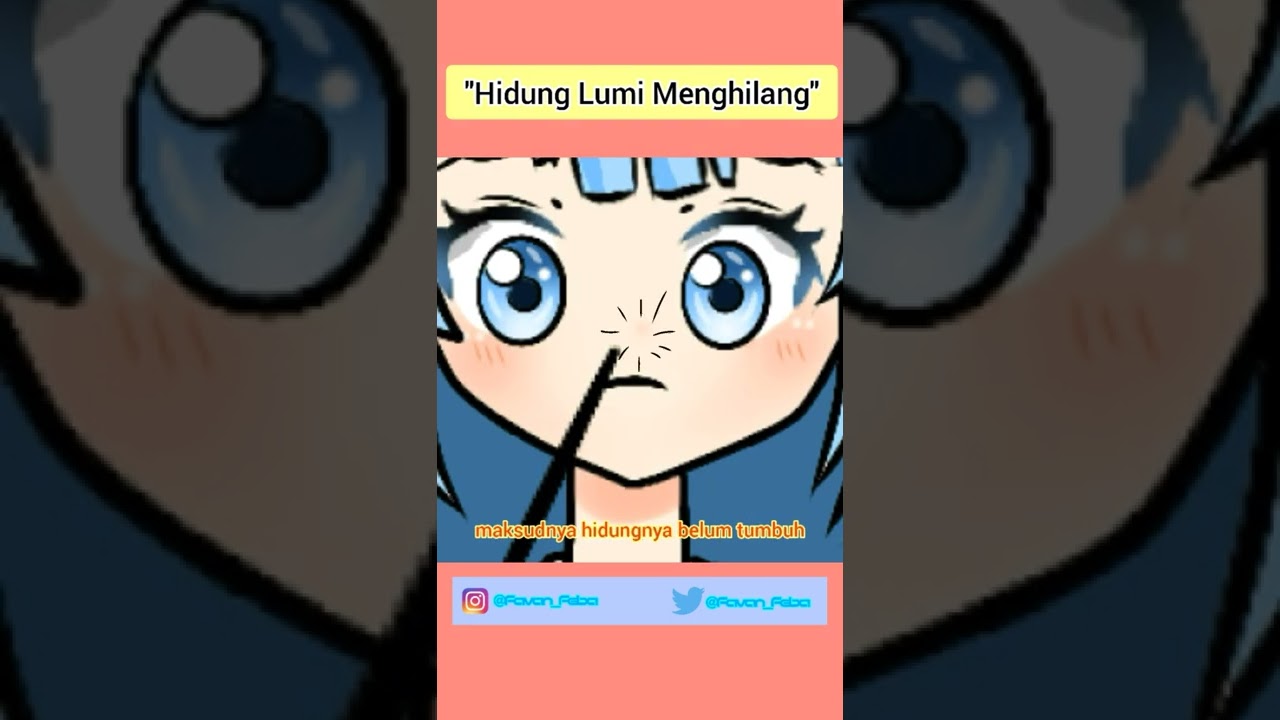 Waduh...Hidung lumi menghilang😱 [Nia Redalion, Lumi, Rena, Kevin/MAHA5]