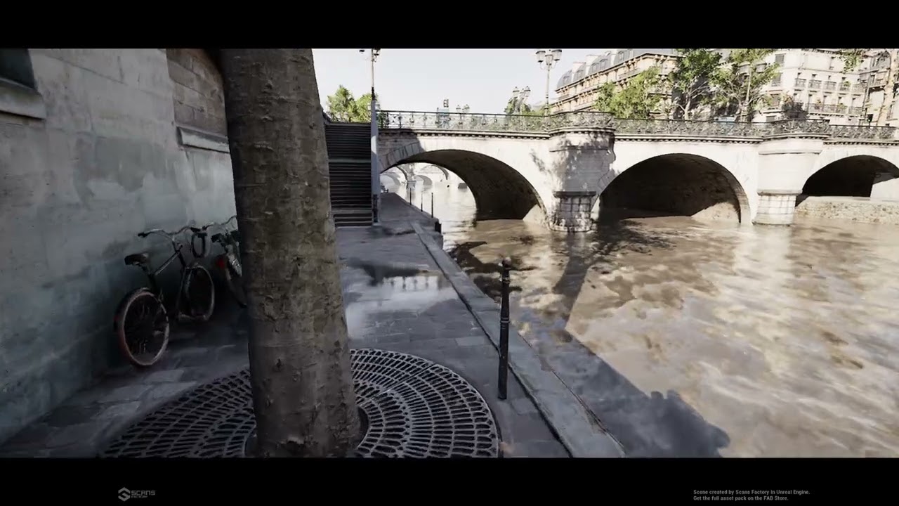 Unreal Engine 5.6 - Paris - Fontaine Saint-Michel