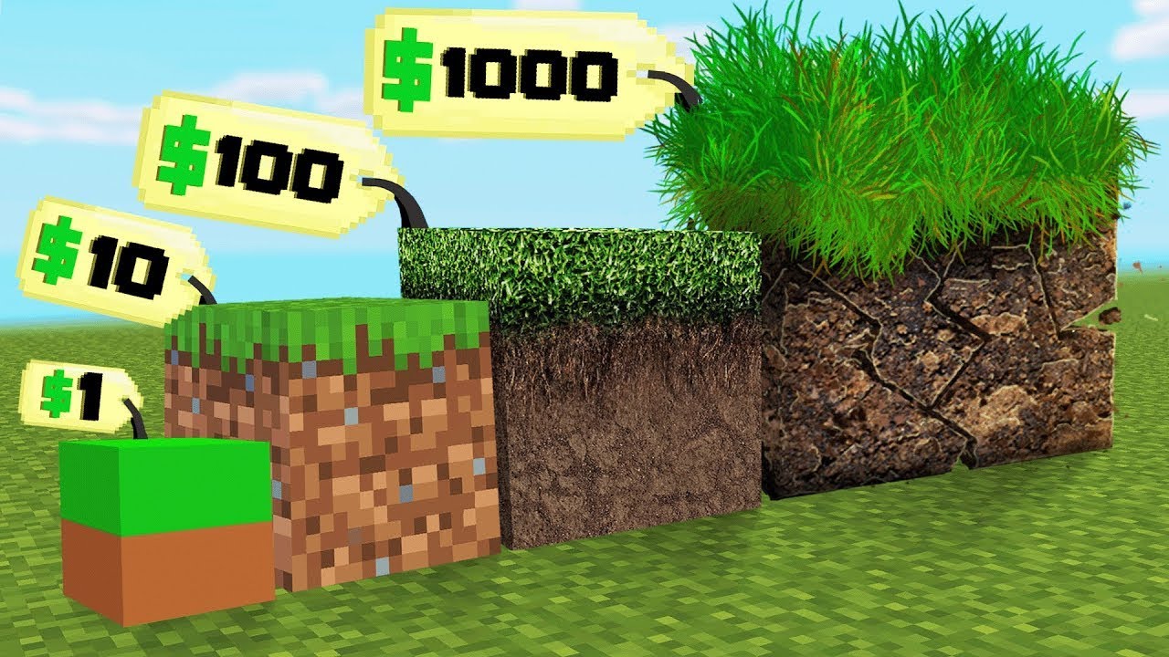 Minecraft ama GERÇEKLİK SATIN ALIYORUM!
