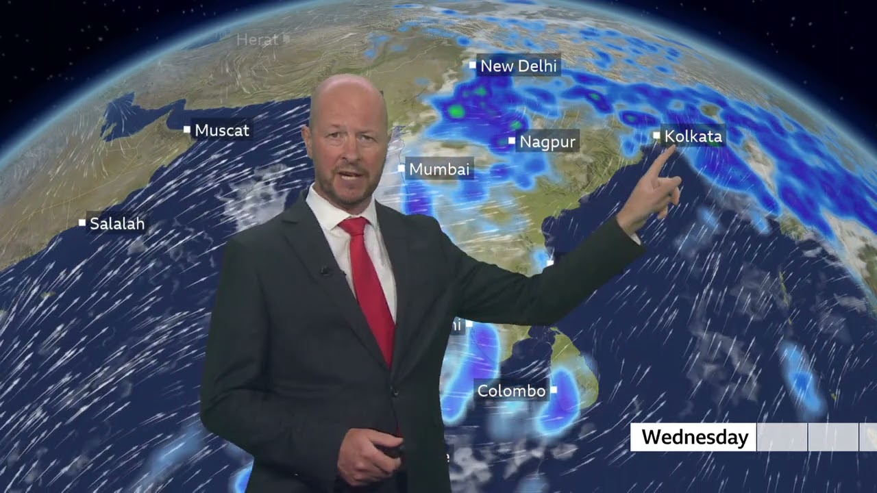 BBC Weather today in SOUTH AND CENTRAL ASIA - July 7th, 2026