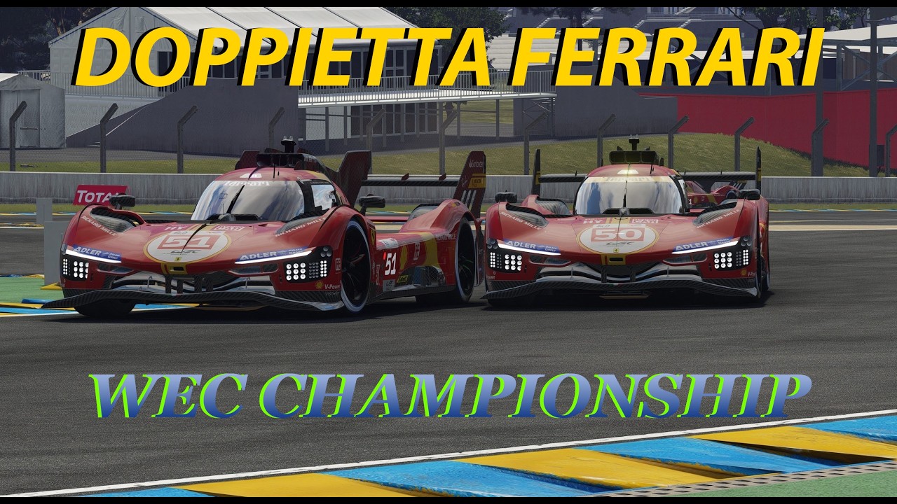 TRIPLETTA FERRARI 499P  -  LE MANS 24 H | ASSETTO CORSA - FANATEC - GAMEPLAY